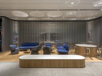 电动汽车旗舰店展厅室内展示效果-2201-09