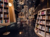 个性品味图书馆展览展示室内效果-1319-07