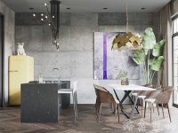 工业风格别墅室内装修装饰效果展示-1013-09