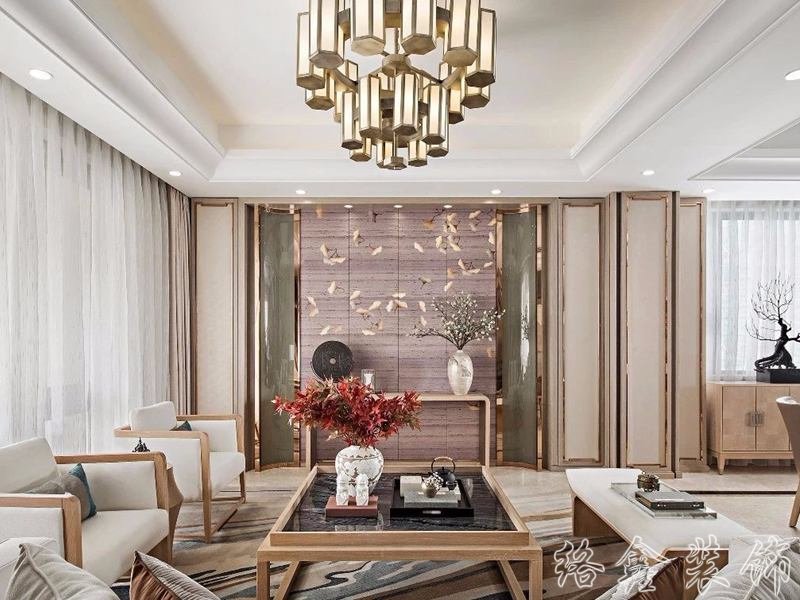 中式风格别墅室内装修装饰效果展示-第1087期