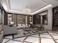 中式风格别墅室内装修装饰效果展示-1088-02