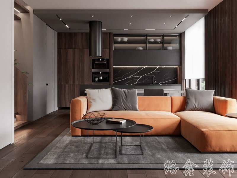 简约现代风格楼中楼室内装修装饰效果-第1105期