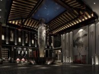 古典风格酒店室内装修装饰设计效果-1206-02