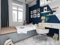 混搭风格家居装修装饰室内设计效果-A623-4