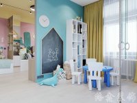 现代网红风家居装修装饰室内设计效果-F501-7